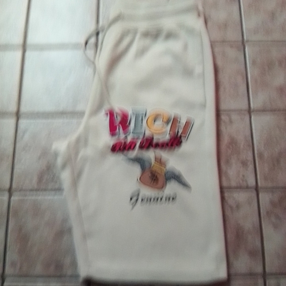 #0424 Mens Authentic Garments "Rich Til Death" Shorts Size Medium - Picture 8 of 16